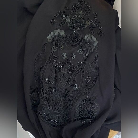 Kobi Halperin Annalise Cutout Lace-Inset Shift Dress size M - Picture 9 of 11